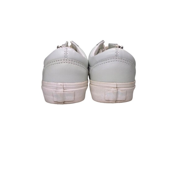 Vans Old Skool Zip Leather Shoes Mens 3.5 Womens 5.0 Zephyr Blue & Blanq White - Picture 6 of 16